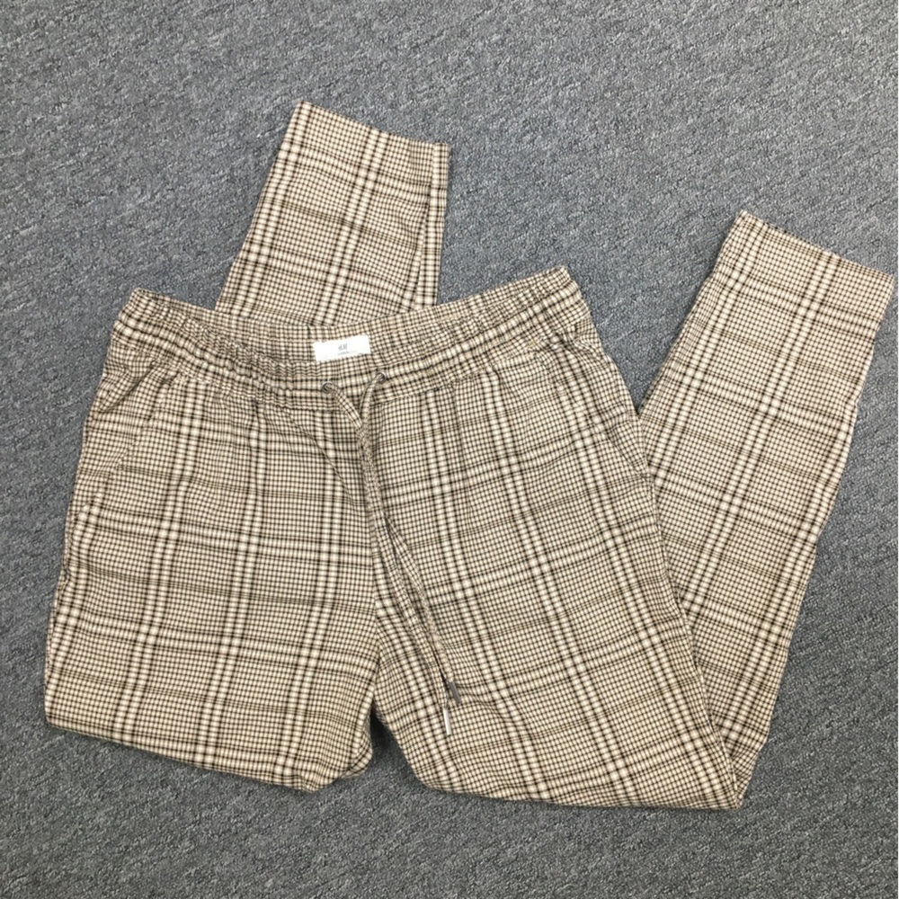 H&M plaid slacks / joggers size 8​​​